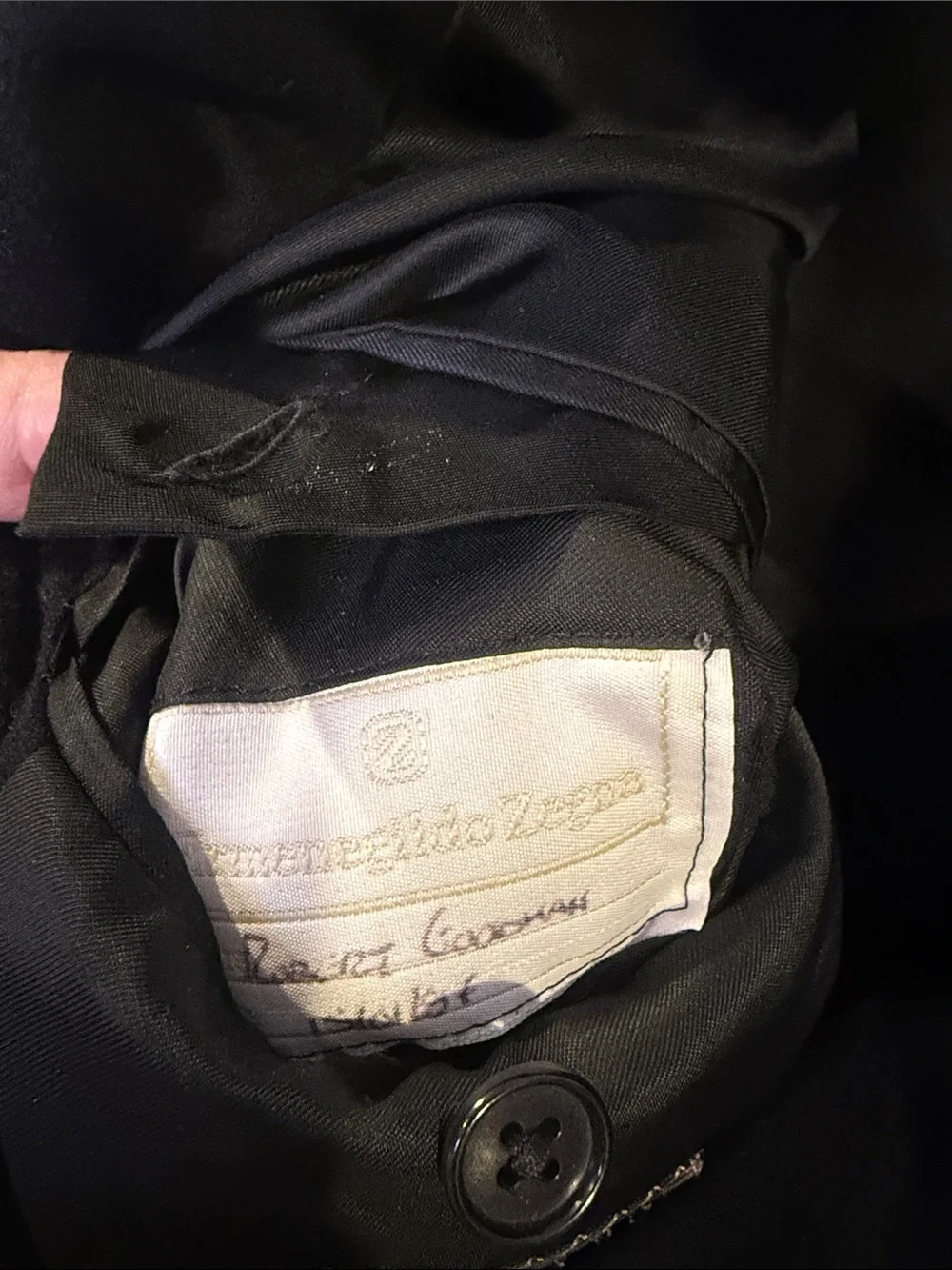 Ermenegildo Zegna Cashmere Tailored Jacket Classic Single Breasted Coat